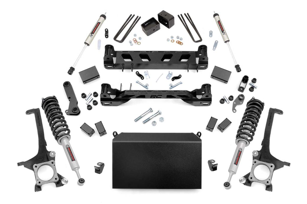6 Inch Toyota Suspension Lift Kit Lifted N3 Struts & V2 Shocks 16-20 Tundra 4WD/2WD Rough Country