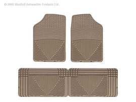 WT Rubber Mats - Rear - Tan