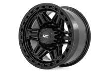 Load image into Gallery viewer, 76 Series Wheel Simulated Beadlock Gloss Black 17x9 5x5.5 +0mm Rough Country