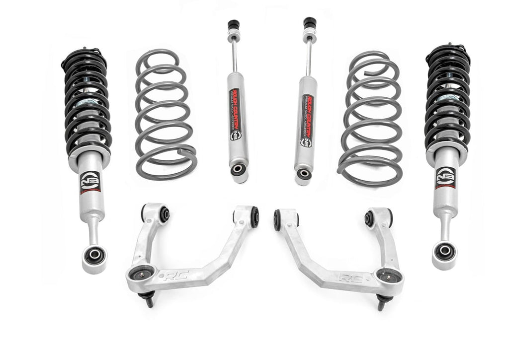 3 Inch Lift Kit Upper Control Arms RR Coils N3 Struts Toyota 4Runner (10-24) Rough Country