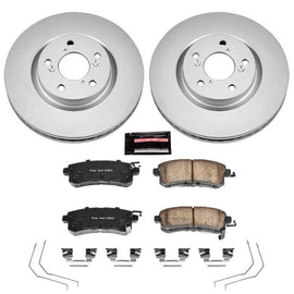 Power Stop 11-14 Honda Odyssey Front Z17 Evolution Geomet Coated Brake Kit