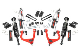 3.5 Inch Lift Kit Vertex Red Toyota Tundra 4WD (2007-2021) Rough Country