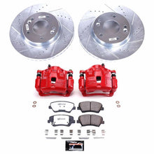Cargar imagen en el visor de la galería, Power Stop 11-16 Hyundai Elantra Front Z26 Street Warrior Brake Kit w/Calipers