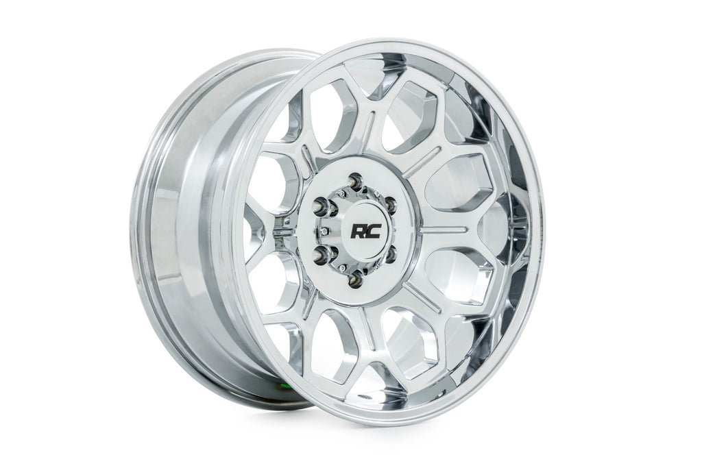 77 Series Wheel One-Piece Chrome 20x9 6x135 -12mm Rough Country