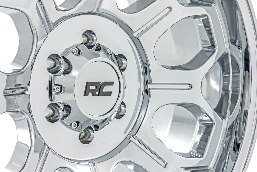 77 Series Wheel One-Piece Chrome 20x10 6x135 -25mm Rough Country