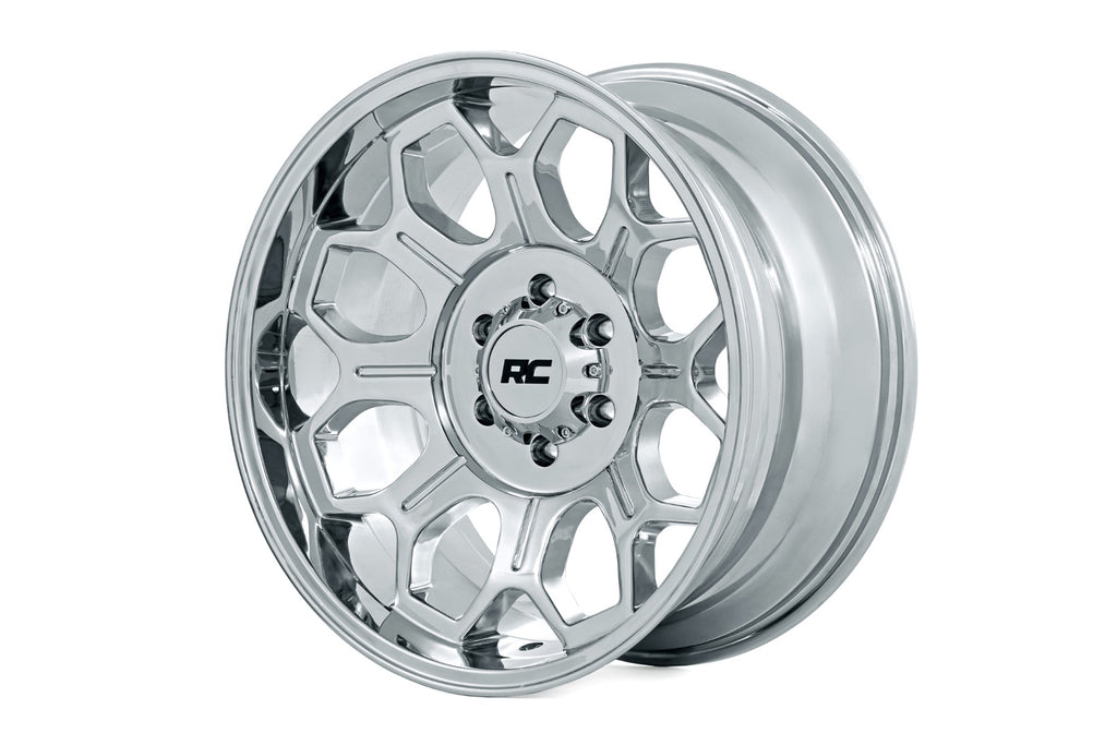 77 Series Wheel One-Piece Chrome 22x12 6x5.5 -44mm Rough Country