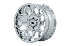 77 Series Wheel One-Piece Chrome 22x12 6x5.5 -44mm Rough Country