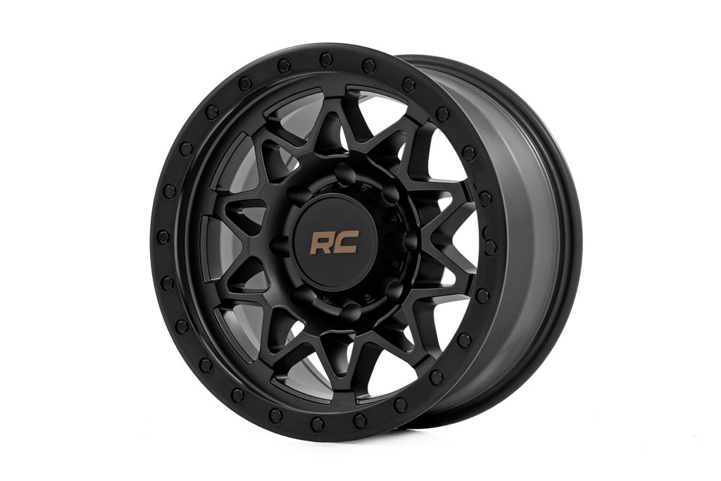 78 Series Wheel Simulated Beadlock Black 18x9 8x170 0mm Rough Country