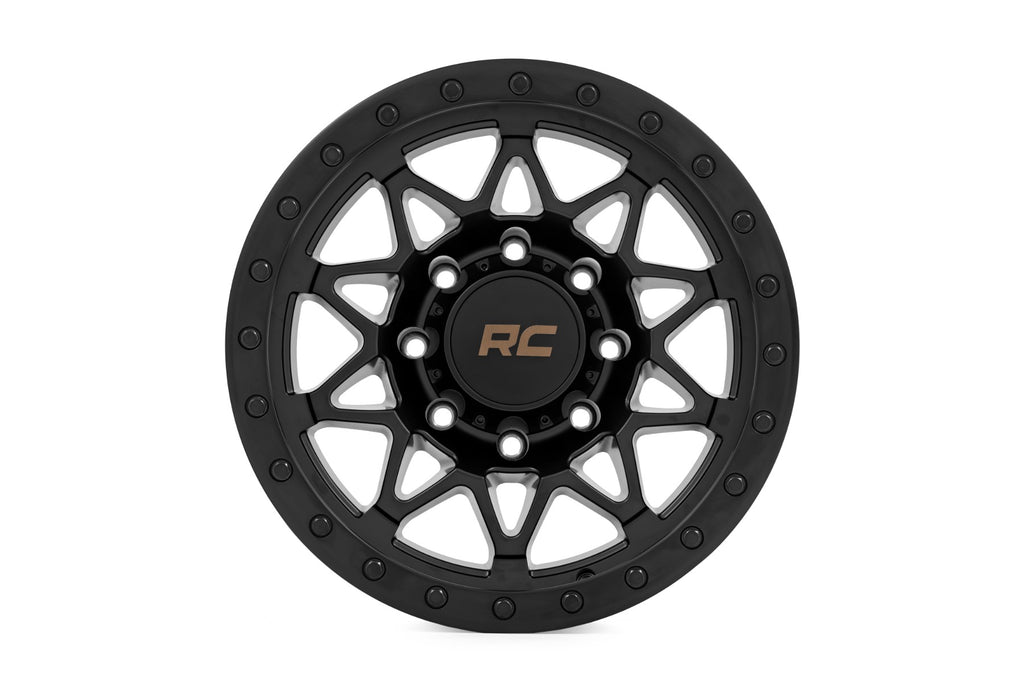 78 Series Wheel Simulated Beadlock Black 18x9 8x170 0mm Rough Country