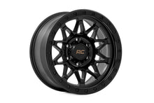Load image into Gallery viewer, 78 Series Wheel Simulated Beadlock Black 18x9 5x5 0mm Rough Country