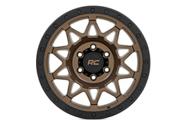 78 Series Wheel Simulated Beadlock Bronze/Black 18x9 6x135 -12mm Rough Country