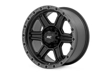 Load image into Gallery viewer, 79 Series Wheel One-Piece Semi Gloss Black w/Gunmetal Ring 17x8.5 6x5.5 0mm Rough Country