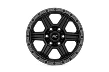 Load image into Gallery viewer, 79 Series Wheel One-Piece Semi Gloss Black w/Gunmetal Ring 17x8.5 6x5.5 0mm Rough Country