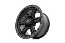 Load image into Gallery viewer, 79 Series Wheel One-Piece Semi Gloss Black w/Gunmetal Ring 17x8.5 6x5.5 0mm Rough Country