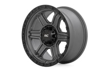 Load image into Gallery viewer, 79 Series Wheel One-Piece Gunmetal Gray w/Black Ring 17x8.5 6x5.5 0mm Rough Country