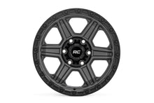 Load image into Gallery viewer, 79 Series Wheel One-Piece Gunmetal Gray w/Black Ring 17x8.5 6x5.5 0mm Rough Country