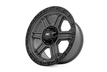 Load image into Gallery viewer, 79 Series Wheel One-Piece Gunmetal Gray w/Black Ring 17x8.5 6x5.5 0mm Rough Country