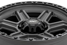 Load image into Gallery viewer, 79 Series Wheel One-Piece Gunmetal Gray w/Black Ring 17x8.5 6x5.5 0mm Rough Country