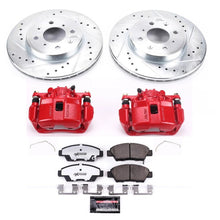 Cargar imagen en el visor de la galería, Power Stop 15-19 Honda Fit Front Z26 Street Warrior Brake Kit w/Calipers