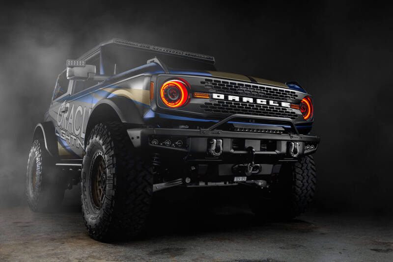 Oracle 2021+ Ford Bronco Oculus Bi-LED Projector Headlights - ColorSHIFT LED SEE WARRANTY