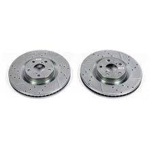 Cargar imagen en el visor de la galería, Power Stop 16-17 Lexus GS200t Front Evolution Drilled &amp; Slotted Rotors - Pair