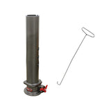 Gen-Y Viking 4in Round Tube Gooseneck Static Hitch w/SnapLatch 2-5/16in Coupler 8.5K TW 30K