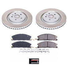 Cargar imagen en el visor de la galería, Power Stop 13-19 Lincoln MKT Front Semi-Coated Rotor Kit