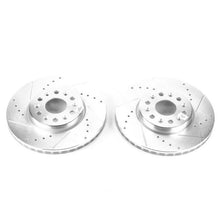 Cargar imagen en el visor de la galería, Power Stop 18-19 Buick Enclave Front Evolution Drilled &amp; Slotted Rotors - Pair
