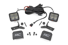 Cargar imagen en el visor de la galería, LED Light Kit Hinge Mount 2 Inch Spectrum Pair Jeep Gladiator JT/Wrangler JL (18-26) Rough Country