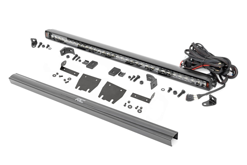 LED Hood Kit 30 Inch Spectrum Series Jeep Gladiator JT/Wrangler JL (18-26) Rough Country