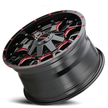 Cargar imagen en el visor de la galería, Mayhem Offroad Wheels Warrior 8015 RD 20x9 Prism Red Black 0 Off Set 6 Lug 5 BSM 106 Bore Cast Aluminum