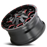 Mayhem Offroad Wheels Warrior 8015 RD 20x9 Prism Red Black 0 Off Set 6 Lug 5 BSM 106 Bore Cast Aluminum
