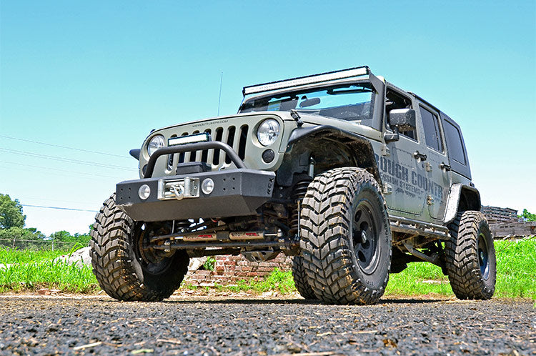 LED Light Kit Windshield 50 Inch Spectrum Dual Row Jeep Wrangler JK/Wrangler Unlimited (07-18) Rough Country