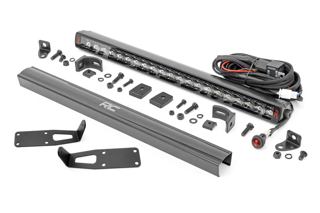 LED Light Kit Bumper Mount 20 Inch Spectrum Single Row Ram 2500 (03-18)/3500 (03-18) Rough Country