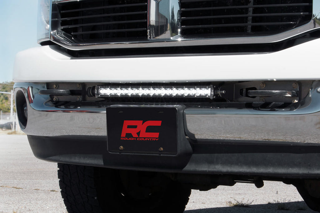 LED Light Kit Bumper Mount 20 Inch Spectrum Single Row Ram 2500 (03-18)/3500 (03-18) Rough Country