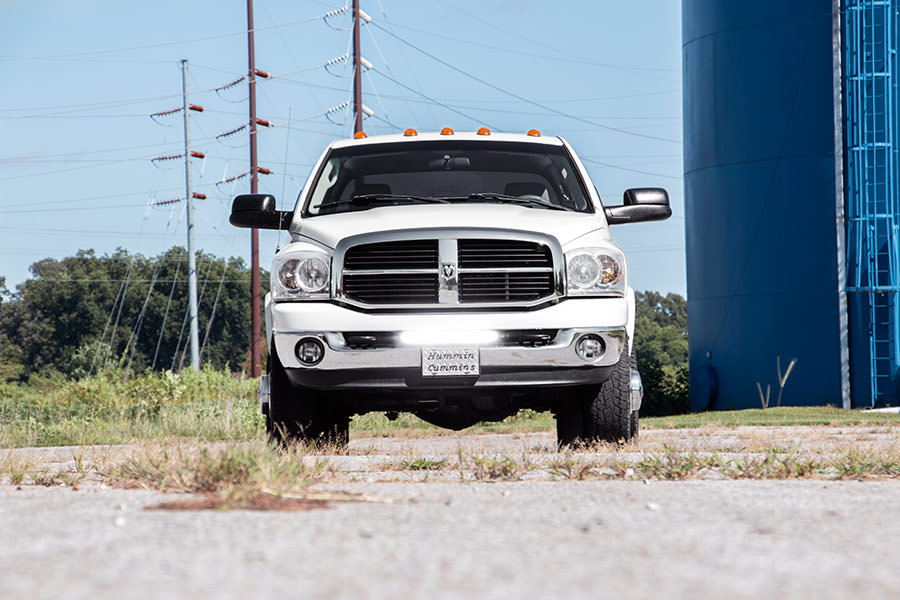 LED Light Kit Bumper Mount 20 Inch Spectrum Single Row Ram 2500 (03-18)/3500 (03-18) Rough Country