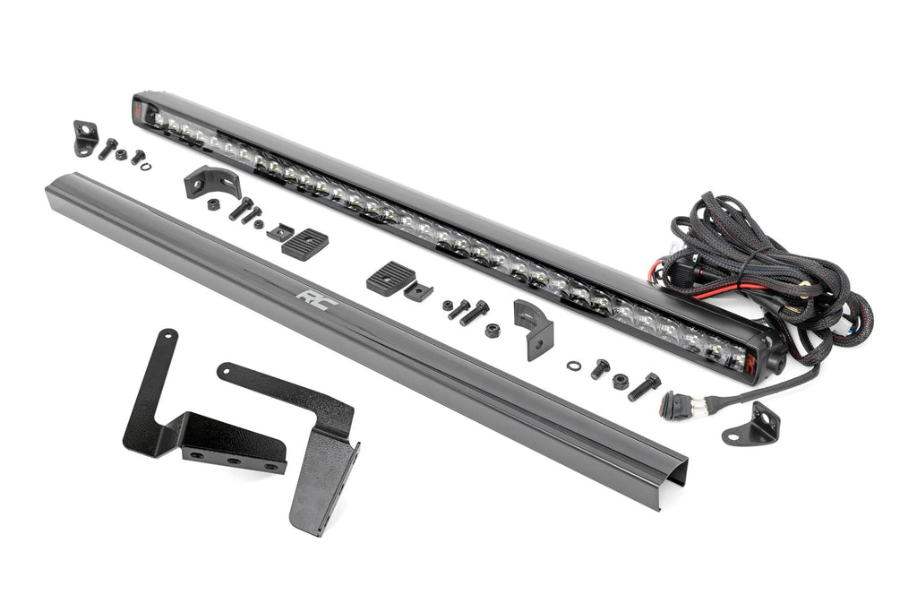 LED Light Kit Bumper Mount 30 Inch Spectrum Single Row Toyota Tundra (14-21) Rough Country