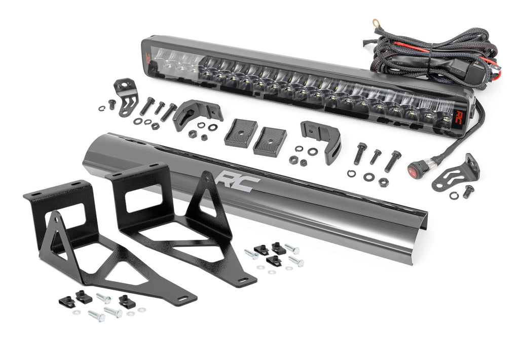 LED Light Kit Bumper Mount 20 Inch Spectrum Dual Row Ford F-250/F-350 Super Duty (05-07) Rough Country