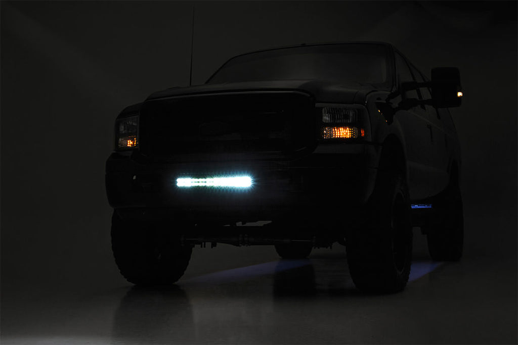 LED Light Kit Bumper Mount 20 Inch Spectrum Dual Row Ford F-250/F-350 Super Duty (05-07) Rough Country