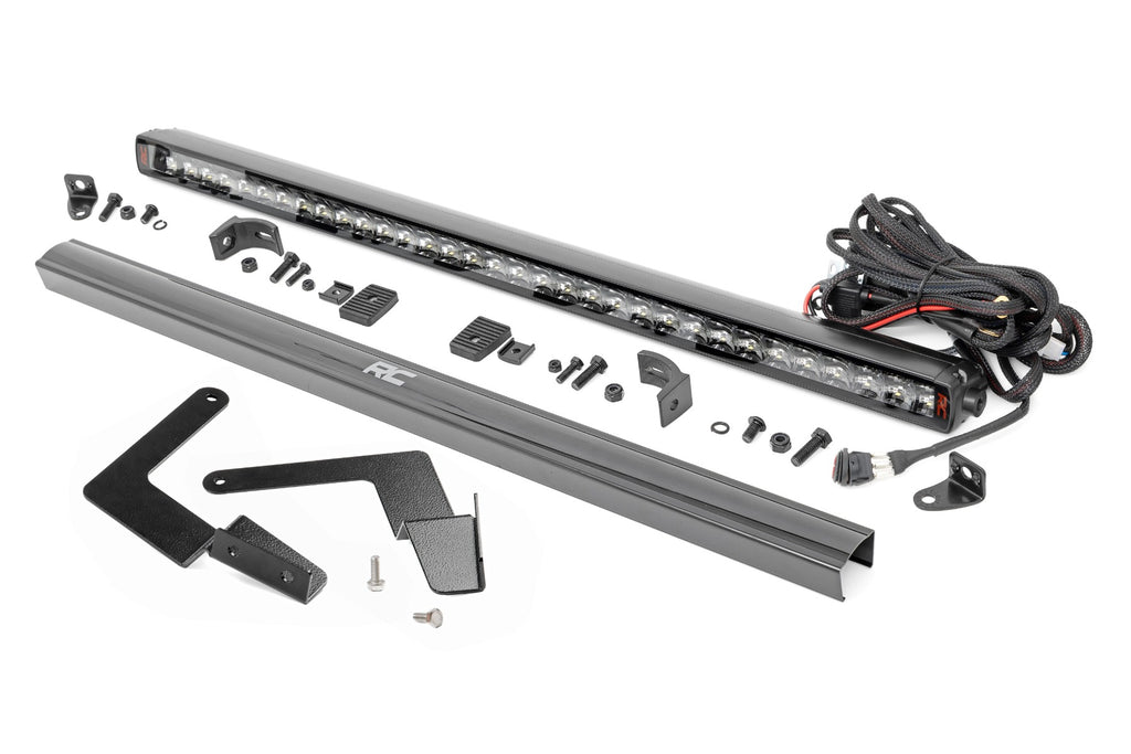 LED Light Kit Lower Grille Mount 30 Inch Spectrum Single Row Toyota Tacoma (16-23) Rough Country