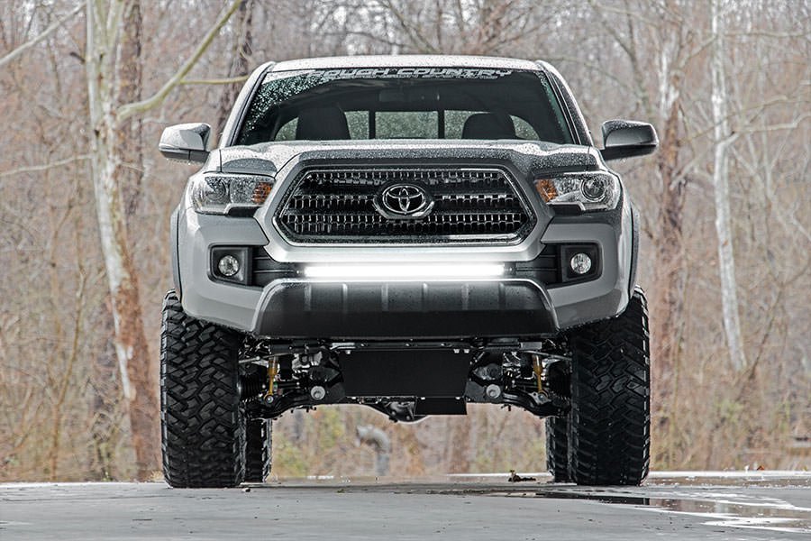 LED Light Kit Lower Grille Mount 30 Inch Spectrum Single Row Toyota Tacoma (16-23) Rough Country