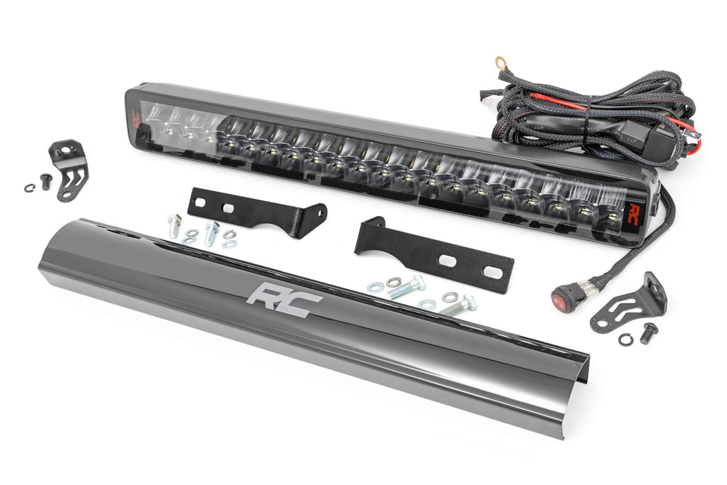 LED Light Kit Bumper Mount 20 Inch Spectrum Dual Row Jeep Grand Cherokee WK2 (11-20) Rough Country