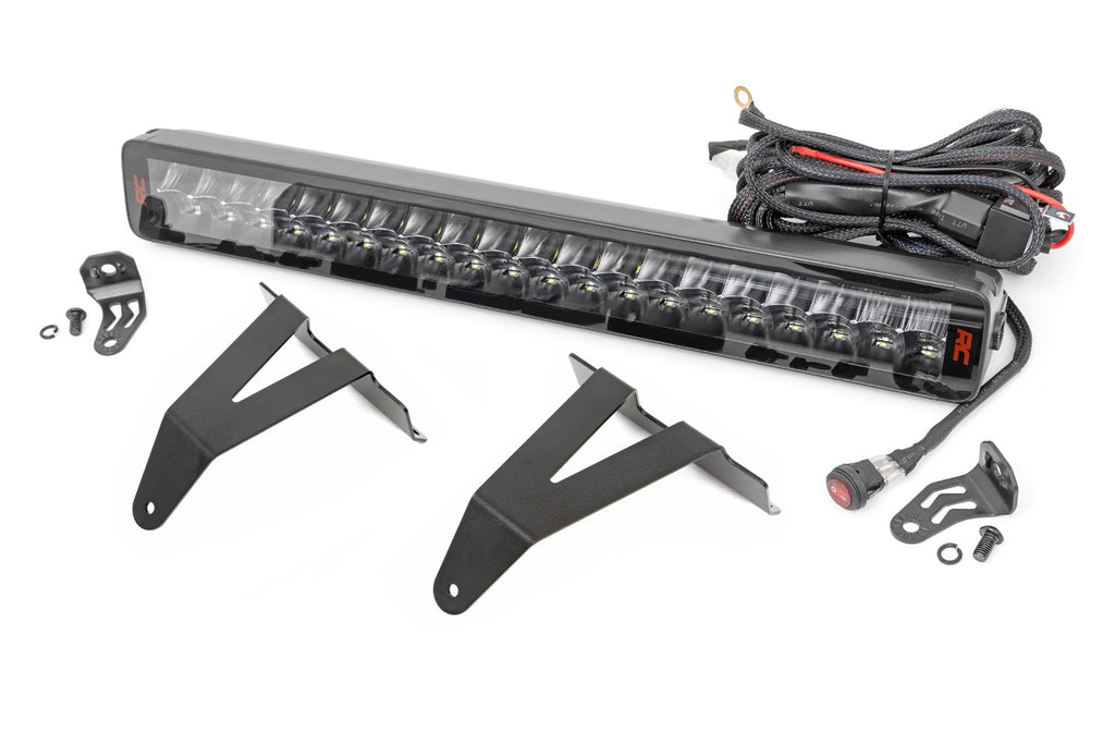 LED Light Kit Bumper Mount 20 Inch Spectrum Dual Row Ram 1500 (19-24) Rough Country