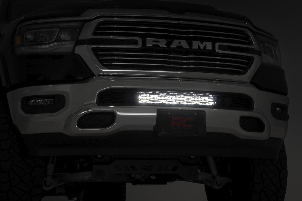 LED Light Kit Bumper Mount 20 Inch Spectrum Dual Row Ram 1500 (19-24) Rough Country