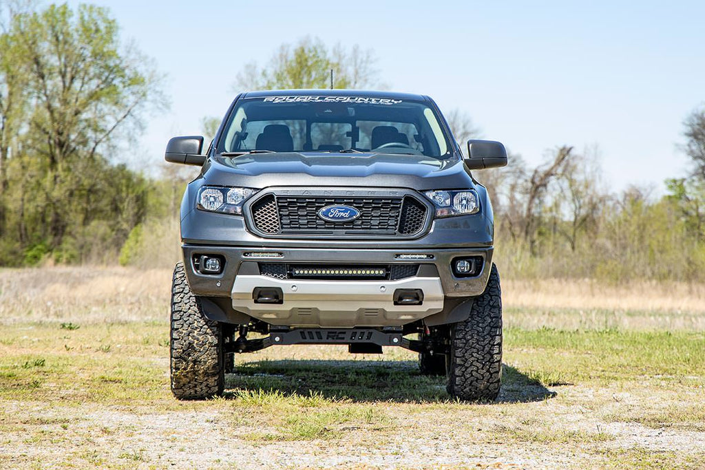 LED Light Kit Bumper Mount 20 Inch Spectrum Single Row Ford Ranger (19-23) Rough Country