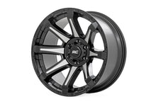 Load image into Gallery viewer, 81 Series Wheel One-Piece Semi Gloss Black w/machined spokes 20x9 8x180 0mm Rough Country
