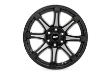 Load image into Gallery viewer, 81 Series Wheel One-Piece Semi Gloss Black w/machined spokes 20x9 5x5.5 0mm Rough Country