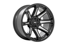 Load image into Gallery viewer, 81 Series Wheel One-Piece Semi Gloss Black w/machined spokes 20x10 6x5.5 -19 Rough Country