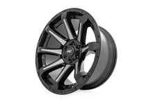 Load image into Gallery viewer, 81 Series Wheel One-Piece Semi Gloss Black w/machined spokes 20x10 6x5.5 -19 Rough Country