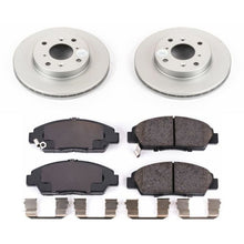 Cargar imagen en el visor de la galería, Power Stop 92-96 Honda Prelude Front Z17 Evolution Geomet Coated Brake Kit